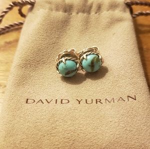David Yurman Chatelaine Turquoise Earrings
